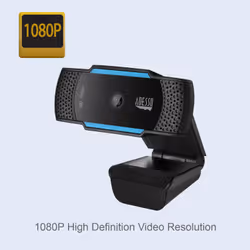 Adesso CyberTrack H5 webcam 2.1 MP 1920 x 1080 pixels USB 2.0 Black, Blue - Additional view 5