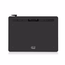 Adesso Cybertablet K10, Wired, 5080 lpi, 254 x 142.24 mm, USB, 0.25 mm, Black