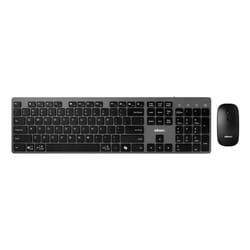 Adesso WKB-7300CB keyboard Mouse included Office RF Wireless QWERTY UK English Black