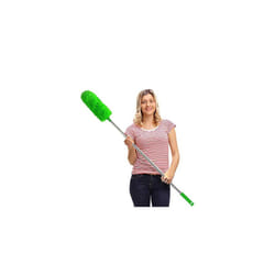 DELUX Microfiber Feather Duster Extendable Duster with 100 inches Extra Long Pole  Bendable Head & Long Handle Dusters for Cleaning Ceiling Fan  High