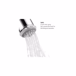 hansgrohe Clubmaster 4-inch Easy Clean Easy Install Showerhead Modern 3-Spray Full  Pulsating Massage  Soft spray with QuickClean in Chrome  28496001