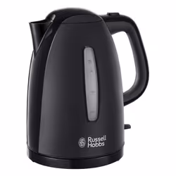 Russell Hobbs Textures Plastic Kettle 21271, 1.7 L, 3000 W - Black[Energy Class A]