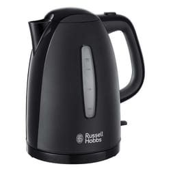 Russell Hobbs Textures Plastic Kettle 21271, 1.7 L, 3000 W - Black[Energy Class A]