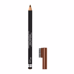 Rimmel London Brow This Way Professional Eyebrow Pencil LongWearing HighlyPigmented BuiltIn Brush 001 Dark Brown 005oz