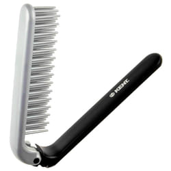 Kent KFM4 Anti Static Hair Brush Styling Brush Folding Brush Small Hair Brush for Men Daily Grooming using Mens Styling Products. Mini Hairbrush Anti