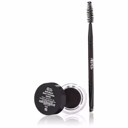 Ardell Brow Pomade Soft Black SmudgeProof LongLasting Eyebrow Makeup with DualEnded Precision Brush and Spoolie for Defined ...