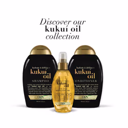OGX Kukui Oil Conditioner, Hydrate & Defrizz, 13 Ounces