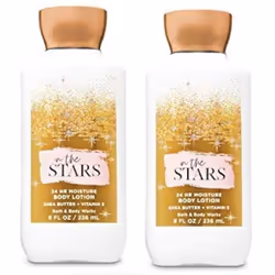Bath & Body Works In The Stars Body Lotion Shea Butter + Vitamin E 8.0 Oz Pack Of 2