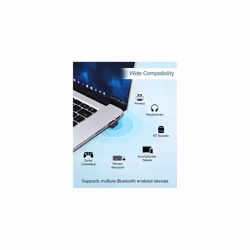 USB Bluetooth Adapter for PC BTD500 (BT 5.0, Wireless Dongle Receiver for Windows 11/10/8.1/8, Raspberry Pi, Ubuntu) - Compatible with Laptops,