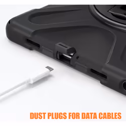 MAXCases Shield Case for Samsung Galaxy Tab A11 (2025) w/ Hand strap, shoulder strap & screen protector (Black) - Additional view 6