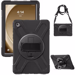 MAXCases Shield Case for Samsung Galaxy Tab A11 PLUS (2025) w/ Hand strap, shoulder strap & screen protector (Black) - Additional view 7