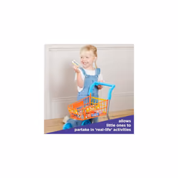 Shopping Trolley - Colourful Toy Shopping Trolley for Children Aged 3 Plus - Equipped with Everything Needed for an Exciting Shopping Trip