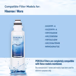 HX2019F-A/HX2019FR-A Filter Replacement  Compatible With Hisense? HX2019FR-A Refrigerator Water Filter (1 Pack)