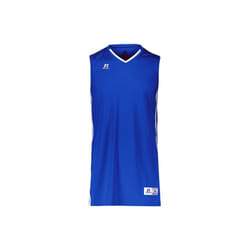 Russell 4B1VTM.ROW.XL Adult Legacy Basketball Jersey, Royal & White - Extra Large