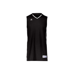 Russell 4B1VTB.BWH.M Youth Legacy Basketball Jersey, Black & White - Medium