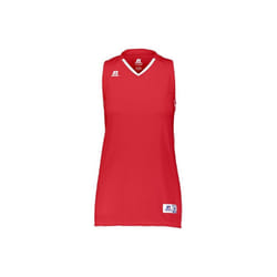 Russell 4B1VTX.TRW.XL Ladies Legacy Basketball Jersey, True Red & White - Extra Large