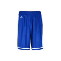 Russell 4B2VTM.ROW.2XL Adult Legacy Basketball Shorts, Royal & White - 2XL
