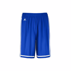 Russell 4B2VTM.ROW.S Adult Legacy Basketball Shorts, Royal & White - Small