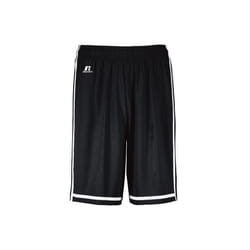 Russell 4B2VTB.BWH.L Youth Legacy Basketball Shorts, Black & White - Large