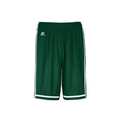 Russell 4B2VTB.DWI.M Youth Legacy Basketball Shorts, Dark Green & White - Medium