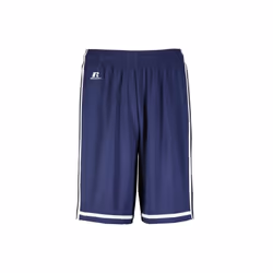 Russell 4B2VTB.NWH.S Youth Legacy Basketball Shorts, Navy & White - Small