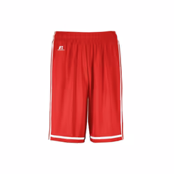 Russell 4B2VTB.TRW.S Youth Legacy Basketball Shorts, True Red & White - Small