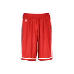 Russell 4B2VTB.TRW.XL Youth Legacy Basketball Shorts, True Red & White - Extra Large