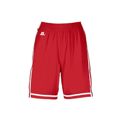 Russell 4B2VTX.TRW.XL Ladies Legacy Basketball Shorts, True Red & White - Extra Large