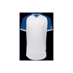 Russell R01X3B.137.XL Youth Classic V-Neck Jersey, White & Royal - Extra Large