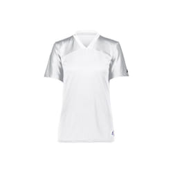 Russell R0593X.WHI.S Ladies Solid Flag Football Jersey, White - Small