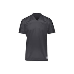 Russell R0593M.SHL.S Adult Solid Flag Football Jersey, Stealth - Small