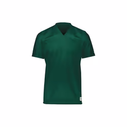 Russell R0593B.DGR.XL Youth Solid Flag Football Jersey, Dark Green - Extra Large