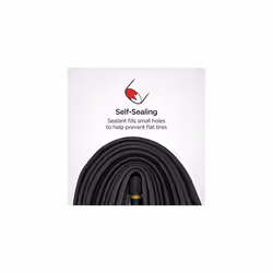 Schwinn Replacement Bike Inner Tube, Traditional and Self-Sealing, Self-sealing, 700c x 35-42mm, Black