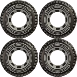 Intex Inflatable 36" Giant Tire Tubes for Swimming Pool/Lake/Ocean (4 Pack)