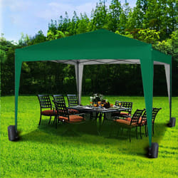 MccÂ® 3x3m Pop-up Gazebo Waterproof Outdoor Garden Marquee Canopy NS - Green