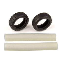 Team Associated 1/14 Narrow Mini Pin Tires with Inserts: 14B  14T  ASC21547