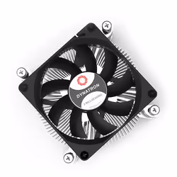 Inter-Tech Z-60, Air cooler, 8 cm, Black