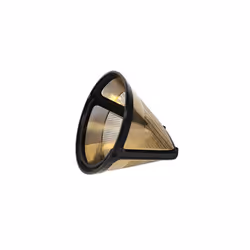 Cilio 4017166116007 Coffee Filter Size 4 Gold, one