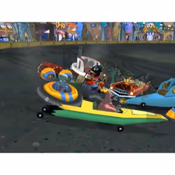 THQ SpongeBob's Boating Bash, Wii, ESP Spanish