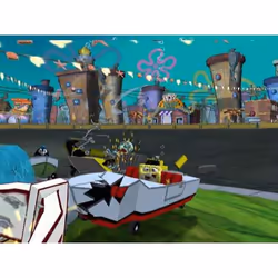 THQ SpongeBob's Boating Bash, Wii, ESP Spanish