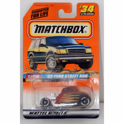 Matchbox 1997 Series 5 Classic Decades 1:58 33 Ford Street Rod #34 1:64 Scale