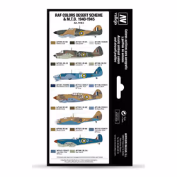 Vallejo RAF colors Desert Scheme & M.T.O. 1940-1945