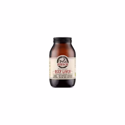 Organic Grass Fed Beef Liver Supplement - 100% Certified Organic British Ingredients - Raw Freeze Dried - No Additives - 180 ...