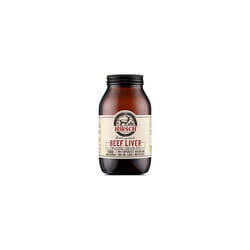 Organic Grass Fed Beef Liver Supplement - 100% Certified Organic British Ingredients - Raw Freeze Dried - No Additives - 180 Capsules