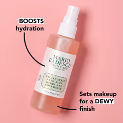 Mario Badescu Facial Spray with Aloe  Herbs and Rose Water for All Skin Types  Face Mist that Hydrates  Rejuvenates & Clarifies  4 FL OZ(Pack of 2)