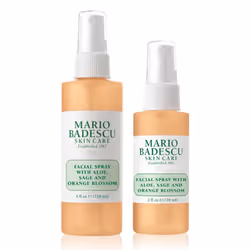 Mario Badescu Facial Spray with Aloe Sage and Orange Blossom for All Skin Types | Face Mist That Hydrates & Uplifts | 4 FL O ...