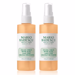 Mario Badescu Facial Spray with Aloe  Sage and Orange Blossom for All Skin Types | Face Mist That Hydrates & Uplifts | 4 FL O ...