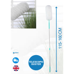 Microfiber Duster Very Long Adjustable Extendable Feather Tool 117 - 159cm