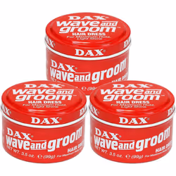 Dax Wave and Groom Hair Dress, 3.5 Ounce (Pack of 3) by DAX