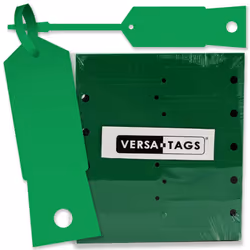 Green Self-Locking Arrow Key Tags (1 000 per Pack) Size 4 1/2"""" X 3/4"""" (Green)